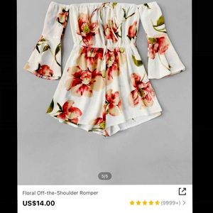 BUNDLE - Floral romper bundle